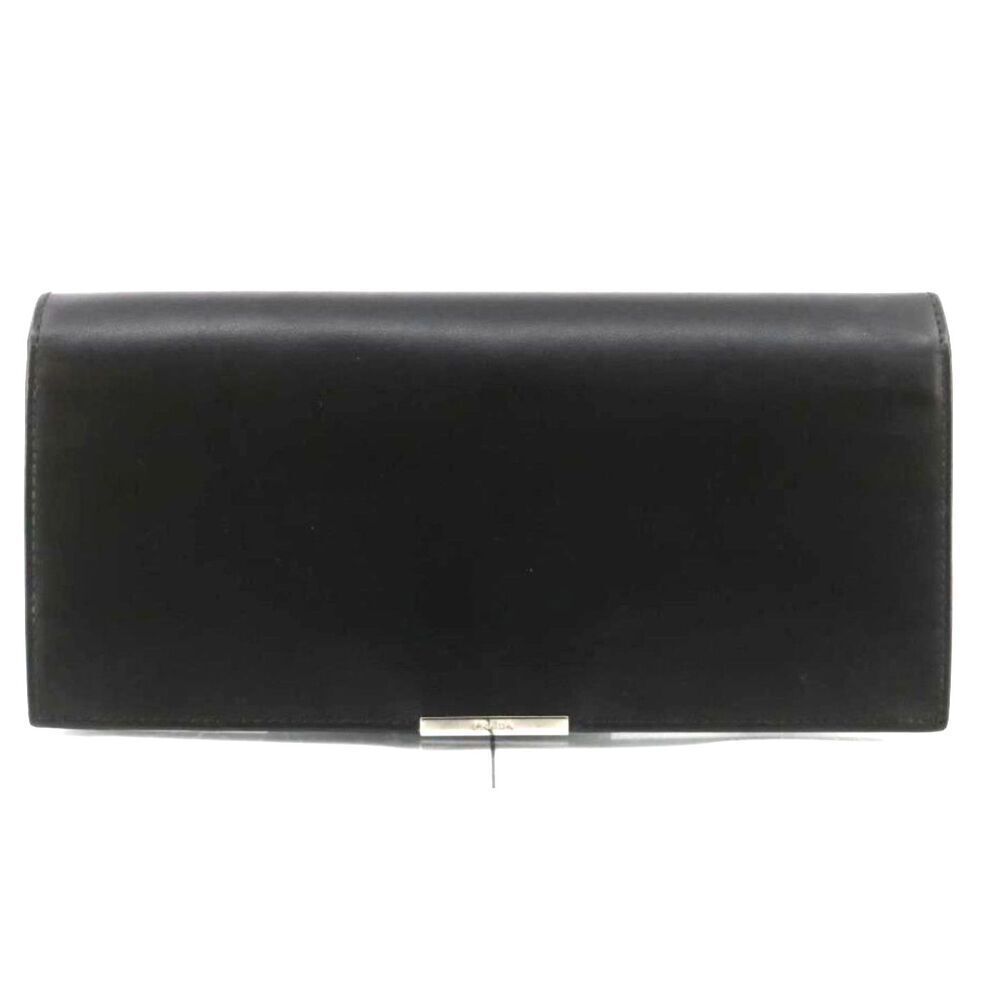 Prada Calfskin Leather Long Wallet